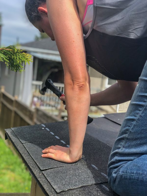 New Shingle Installation